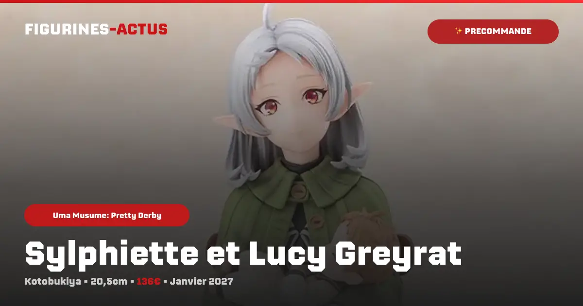 couverture article annonce précommande figurine Sylphiette Greyrat & Lucy Greyrat par le fabricant Kotobukiya